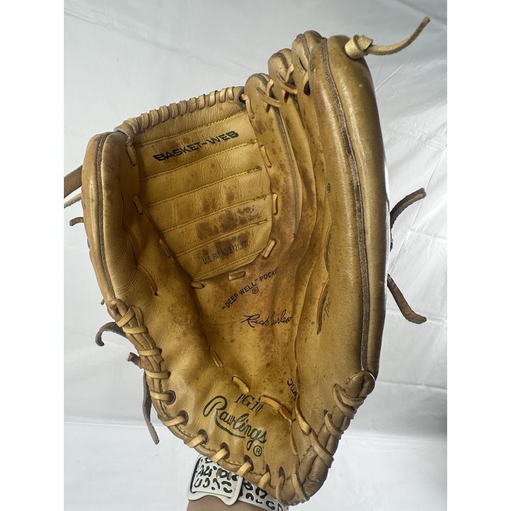 Rawlings PG10 Baseball Glove Basket Web Deep Well Pocket Edge U cated Heel